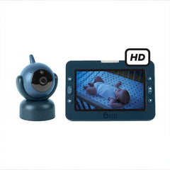 Babymoov YOO MASTER PLUS HD Motorised video babymonitor, screen 5" - Blue-Baby Monitors-Blue- | Natural Baby Shower