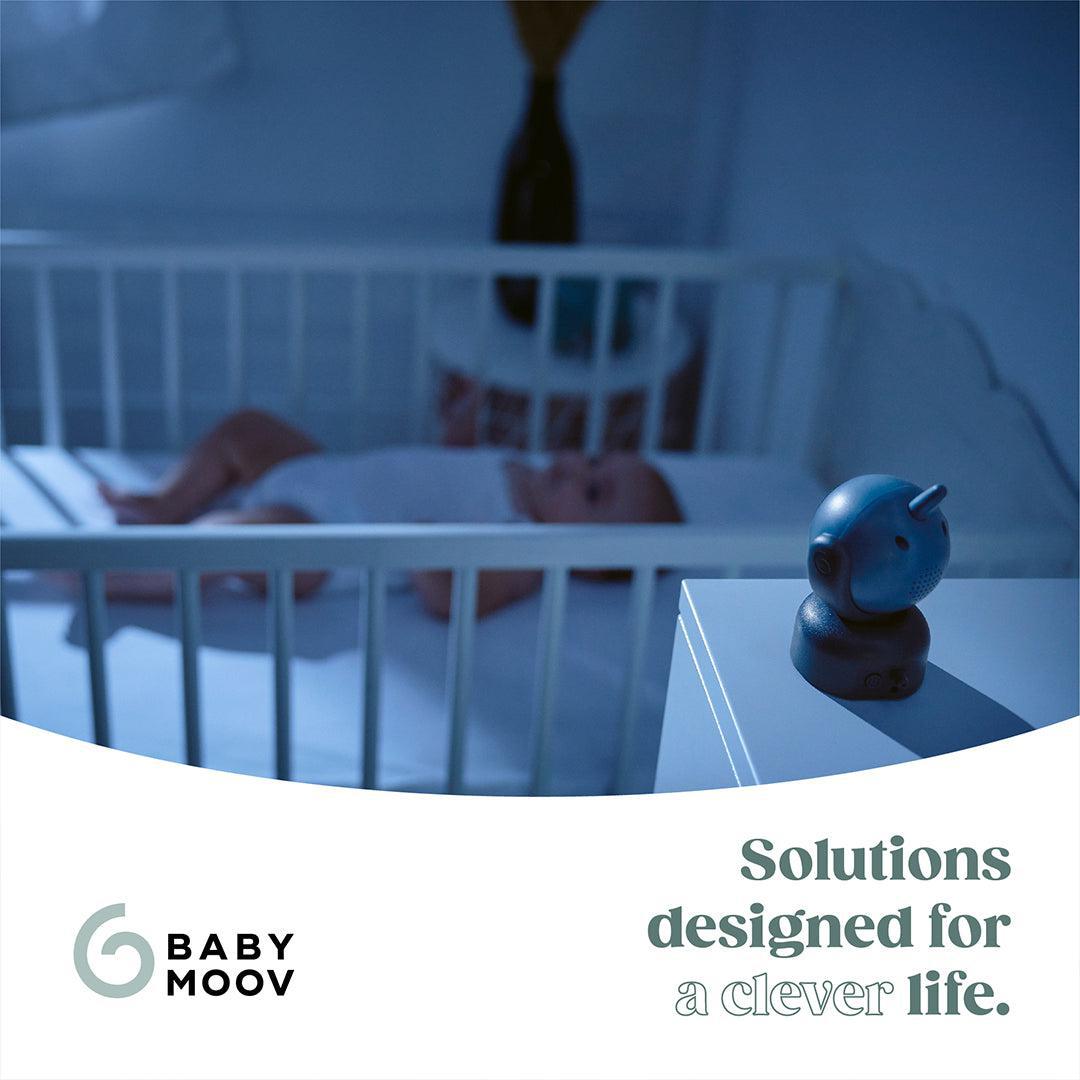 Babymoov YOO MASTER PLUS HD Motorised video babymonitor, screen 5" - Blue-Baby Monitors-Blue- | Natural Baby Shower