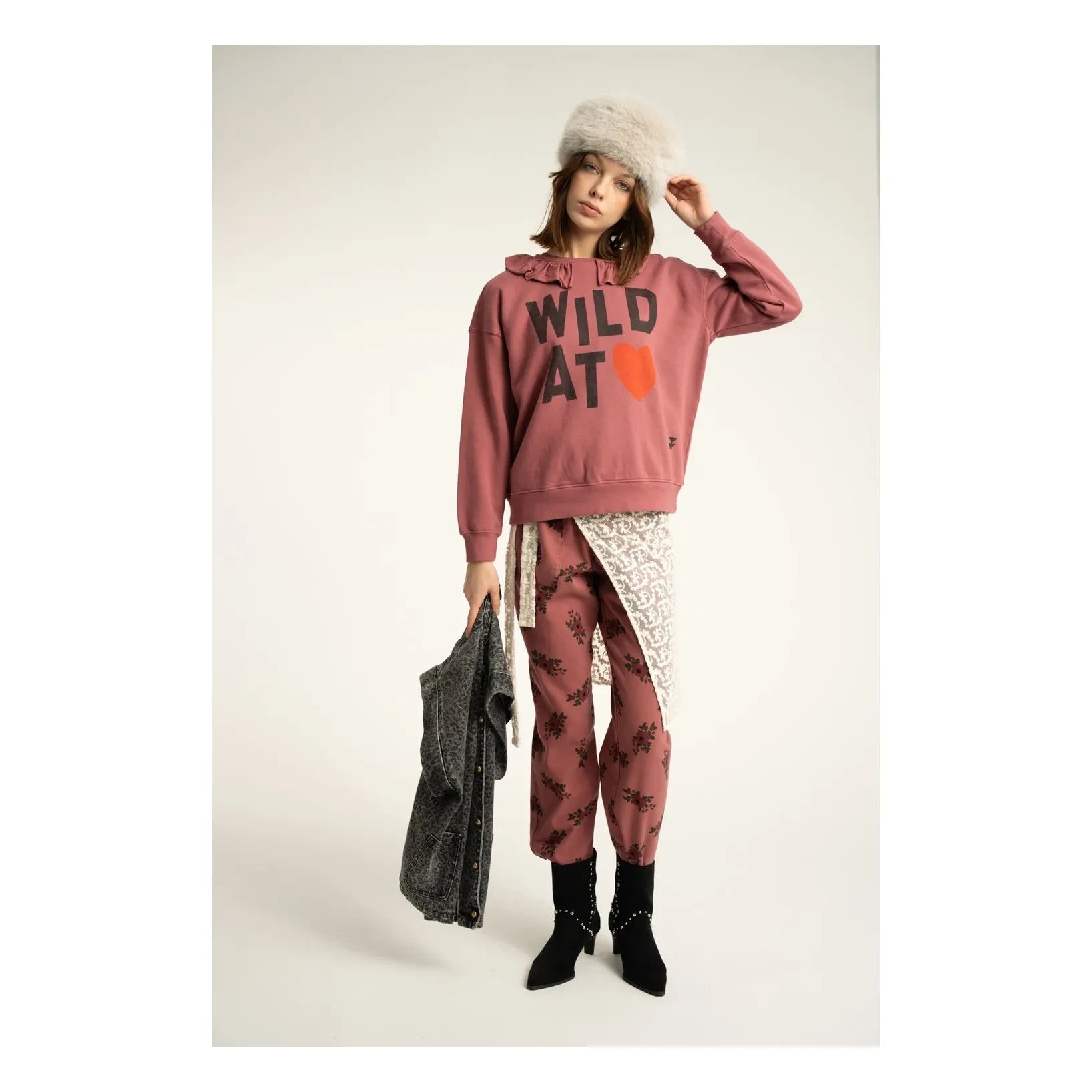 Sisters Department - Terese organic cotton sweatshirt | Dusty Pink