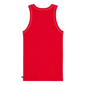 Petit Bateau - Rot geripptes Unterhemd