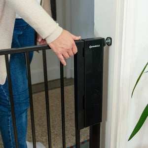 Badabulle Safe & Pass Automatic Safety Gate-Home Safety-Black- | Natural Baby Shower