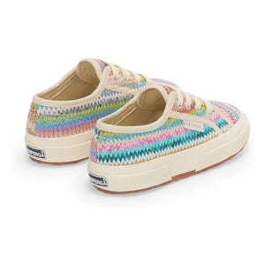Superga - Bağcıklı Spor Ayakkabı 2750 Raphia | Pastel