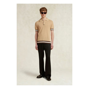 Ché Studios – Quinn Baumwoll-Polo-Shirt | Camel