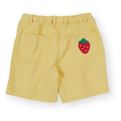 Goldie + Ace - Plain Denim Shorts | Yellow