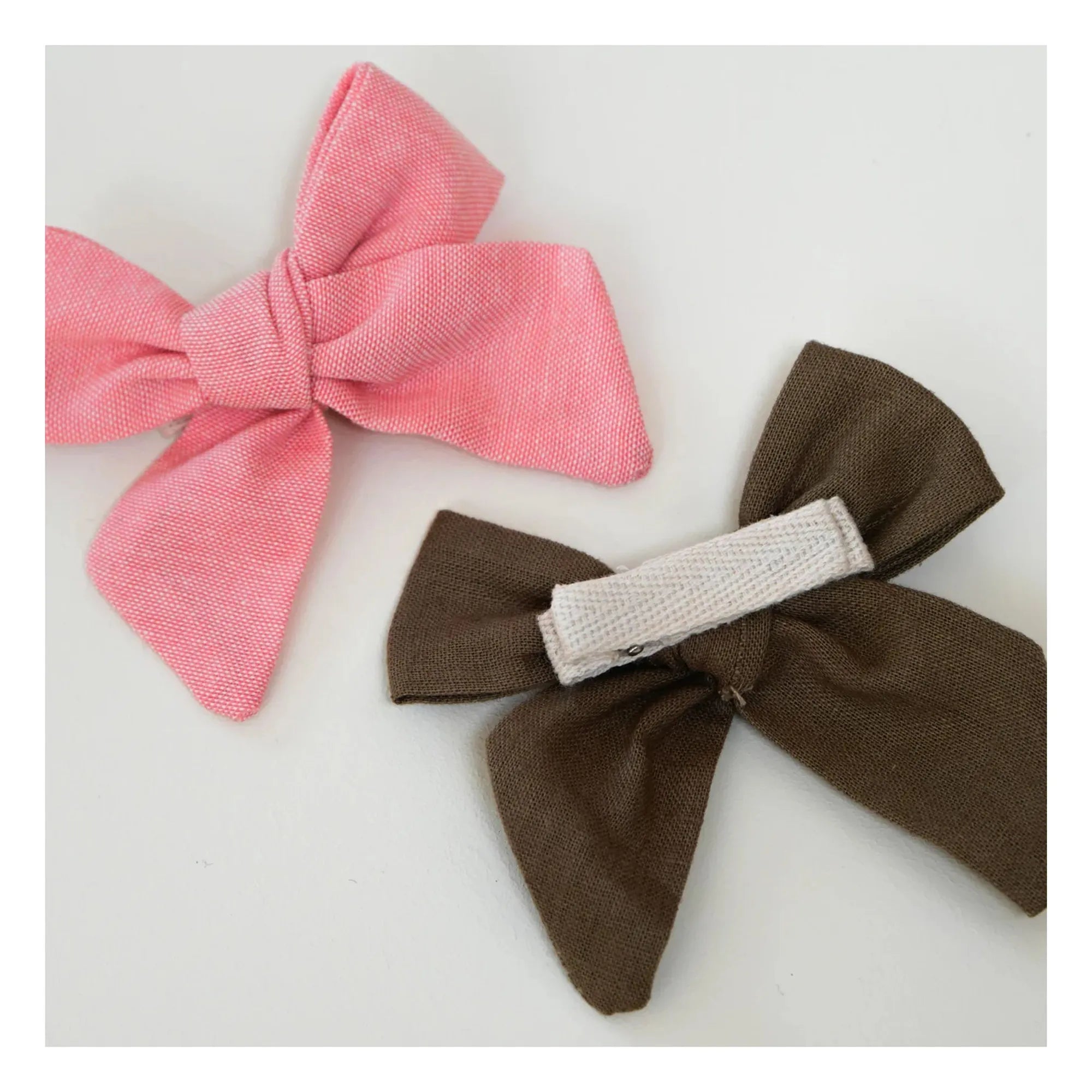 Gentil Coquelicot - Puantiyeli Fiyonk Tokalar - 2'li Set | Pembe