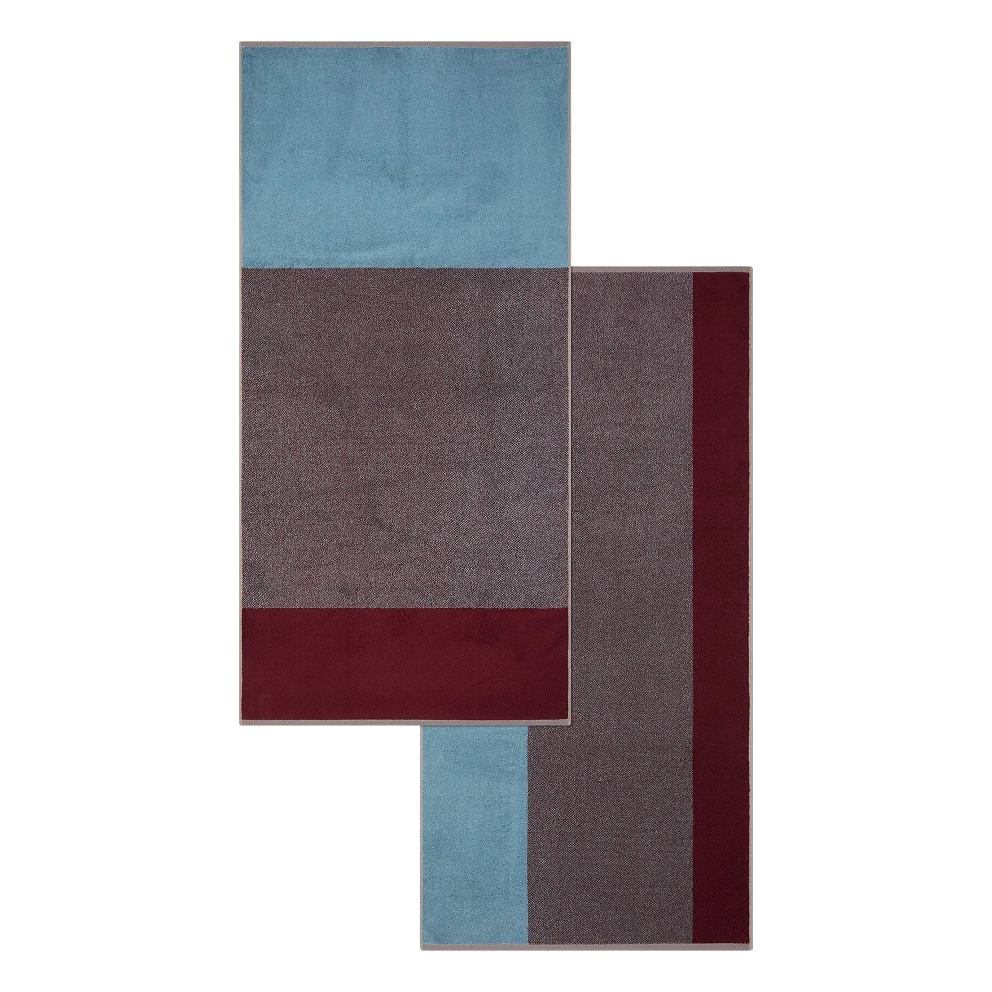 Suite 702 - Banyo Havlusu, Lex Pott - 2'li Set | Bordo