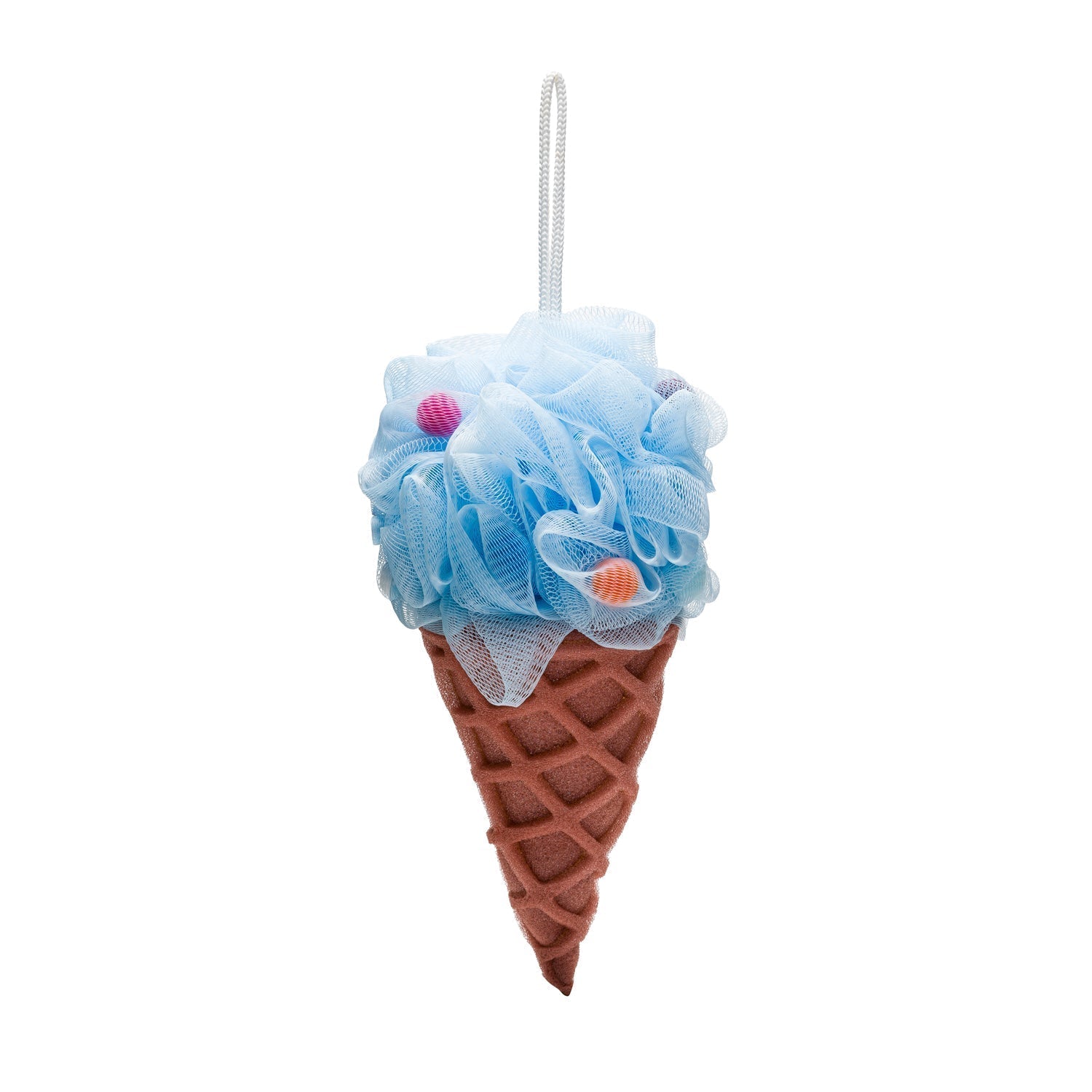 Baveal – Éponge de Bain Taille Moyenne en Cornet de Glace