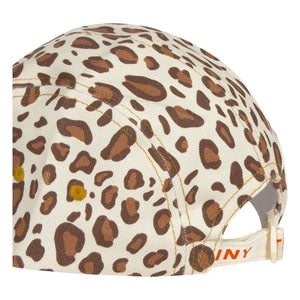 Tinycottons - Leopar şapka | Beyaz