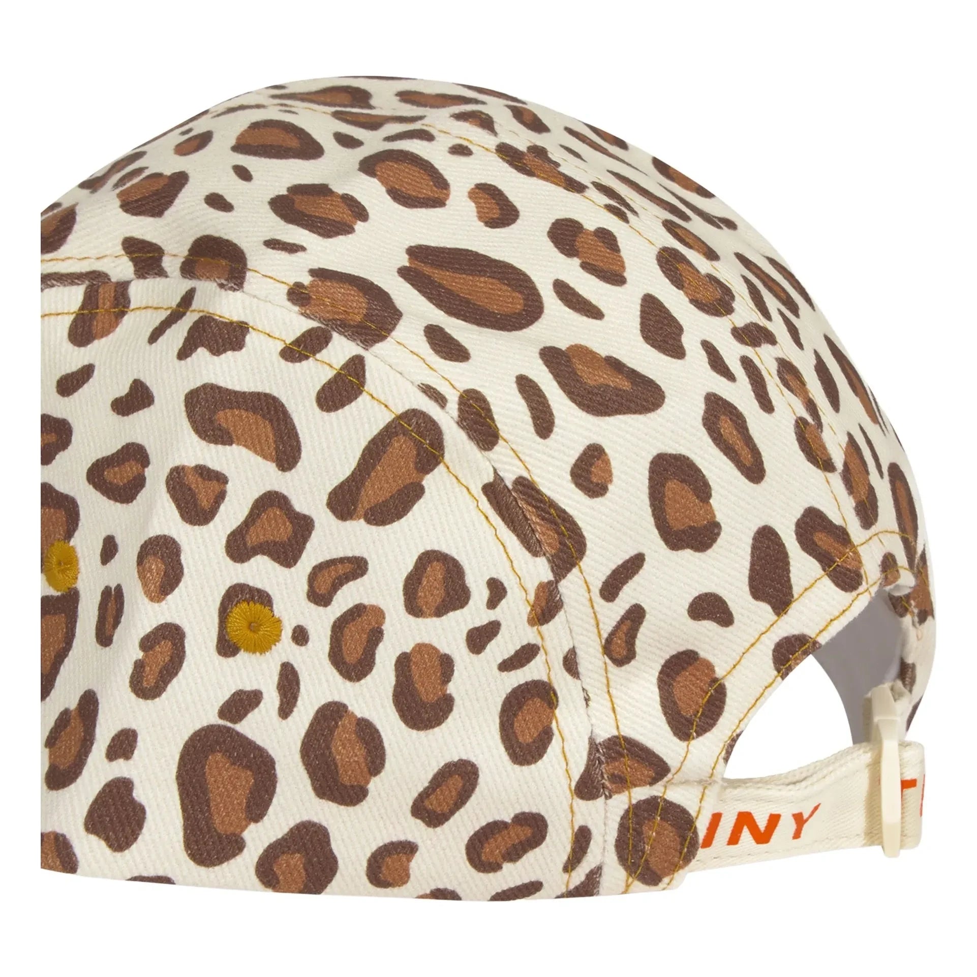 Tinycottons - Leopar şapka | Beyaz