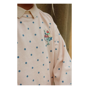 Konges Sløjd - Noktalı Sweat Polo | Soluk Pembe
