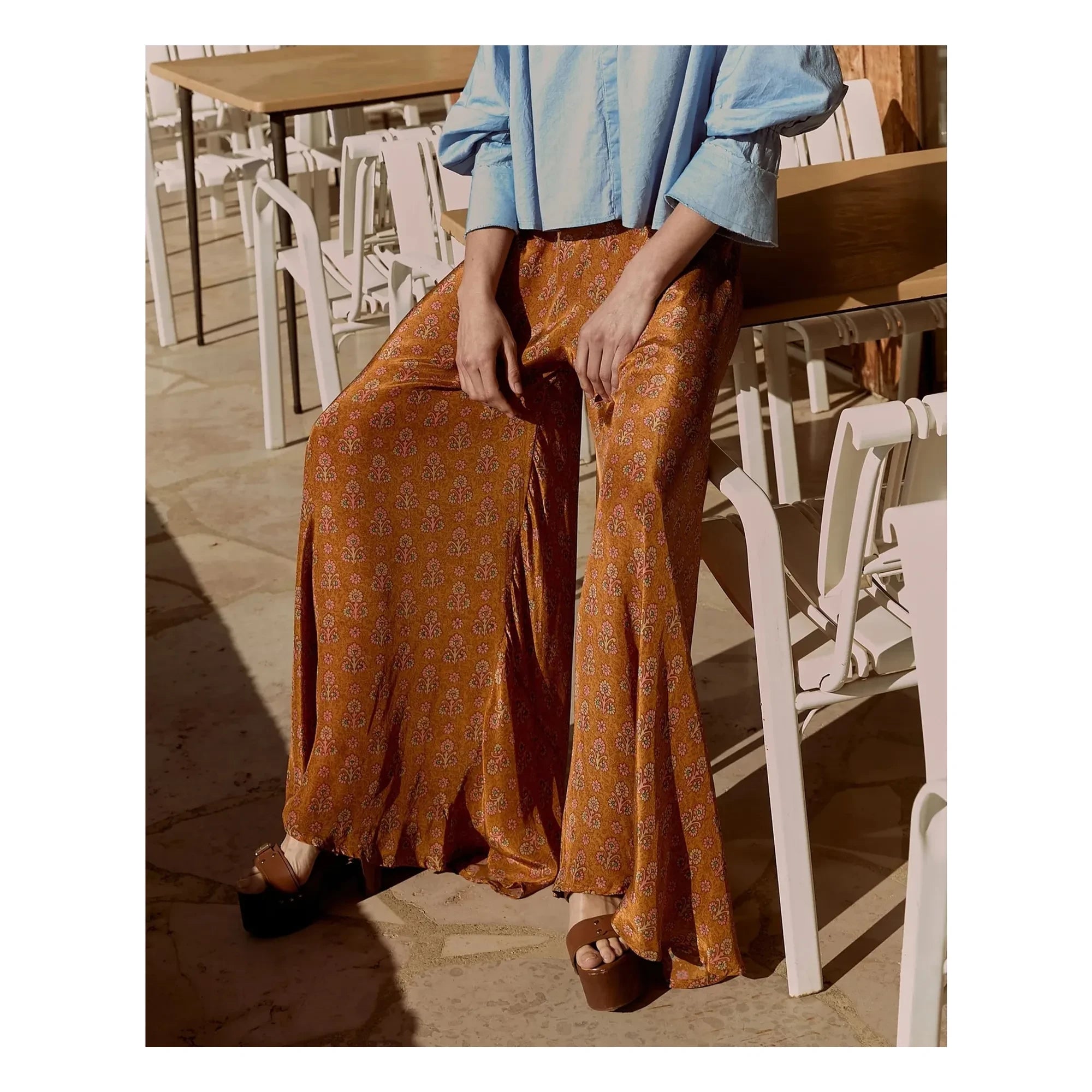 Mes Demoiselles - Turuncu Roller pantolon