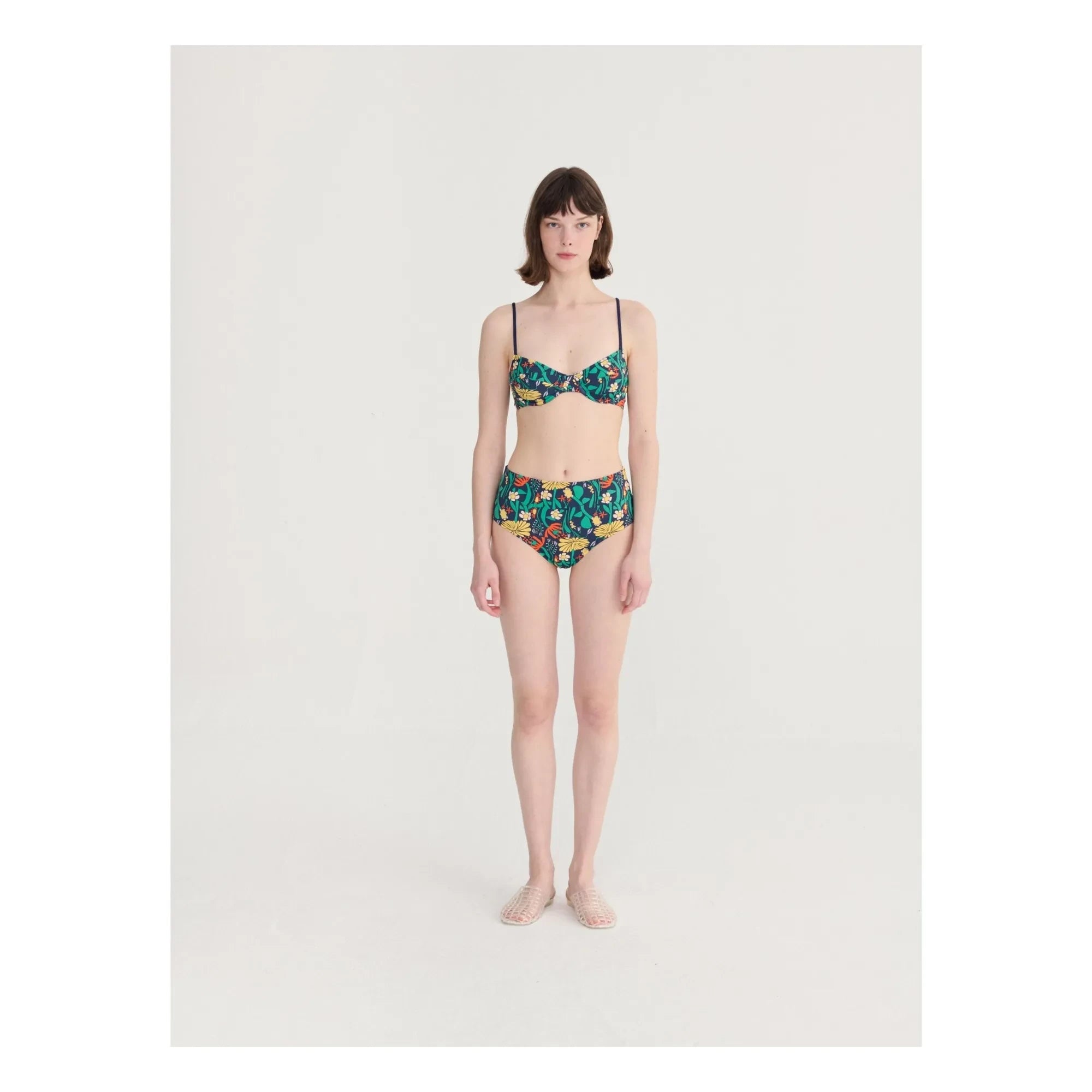 Bobo Choses - Color Herbalist bikini üstü | Yeşil