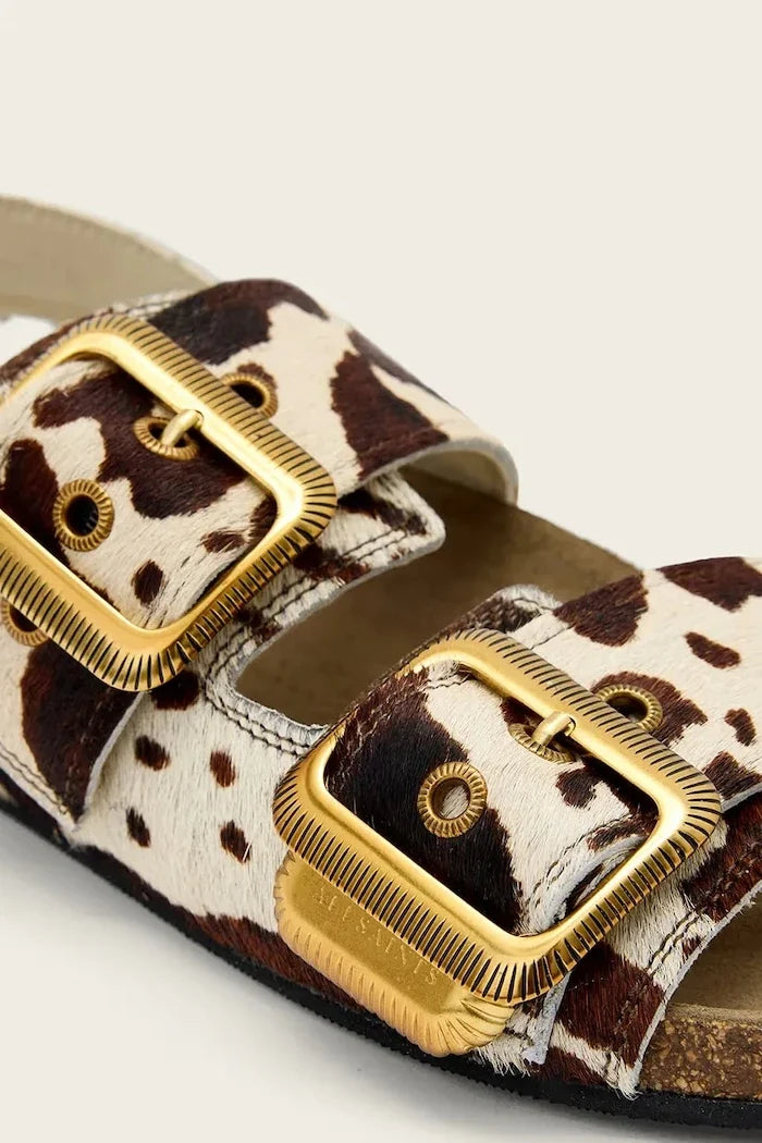 AllSaints Staffa Sandal Kadın Deri Düz Taban Sandalet