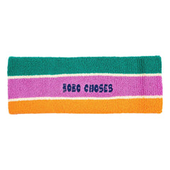 Bobo Choses - Gestreiftes Handtuch-Stirnband | Grün
