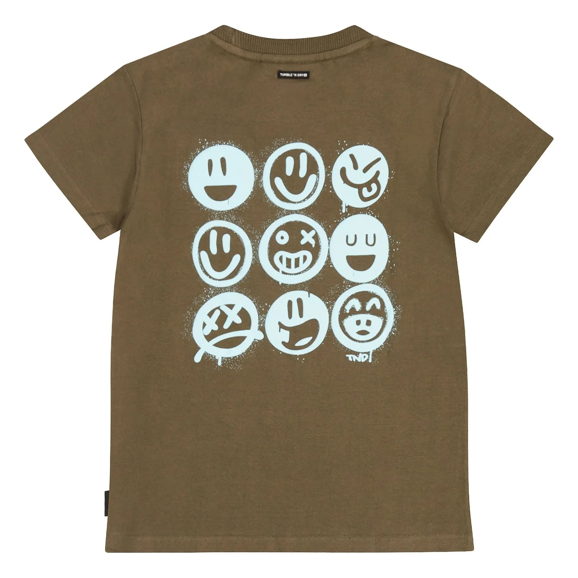 Tumble N'Dry - Geri Dönüşümlü pamuklu Surface T-Shirt | Haki kahverengi