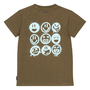 Tumble N'Dry - Geri Dönüşümlü pamuklu Surface T-Shirt | Haki kahverengi
