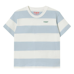 Tinycottons - Striped organic cotton T-shirt | Blue
