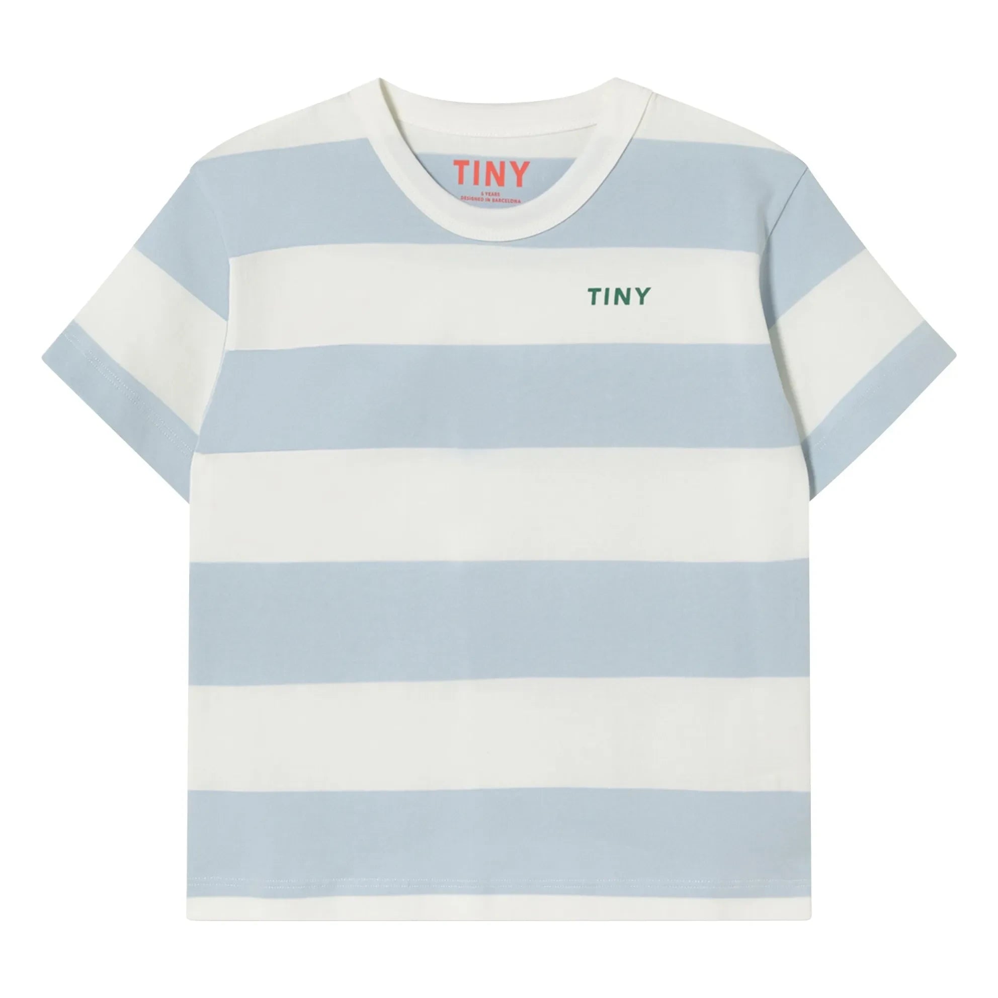 Tinycottons - Striped organic cotton T-shirt | Blue
