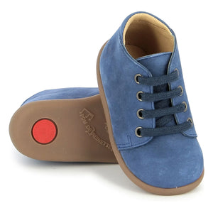 Pom d'Api - Ankle Nubuck Boots | Denim Blue