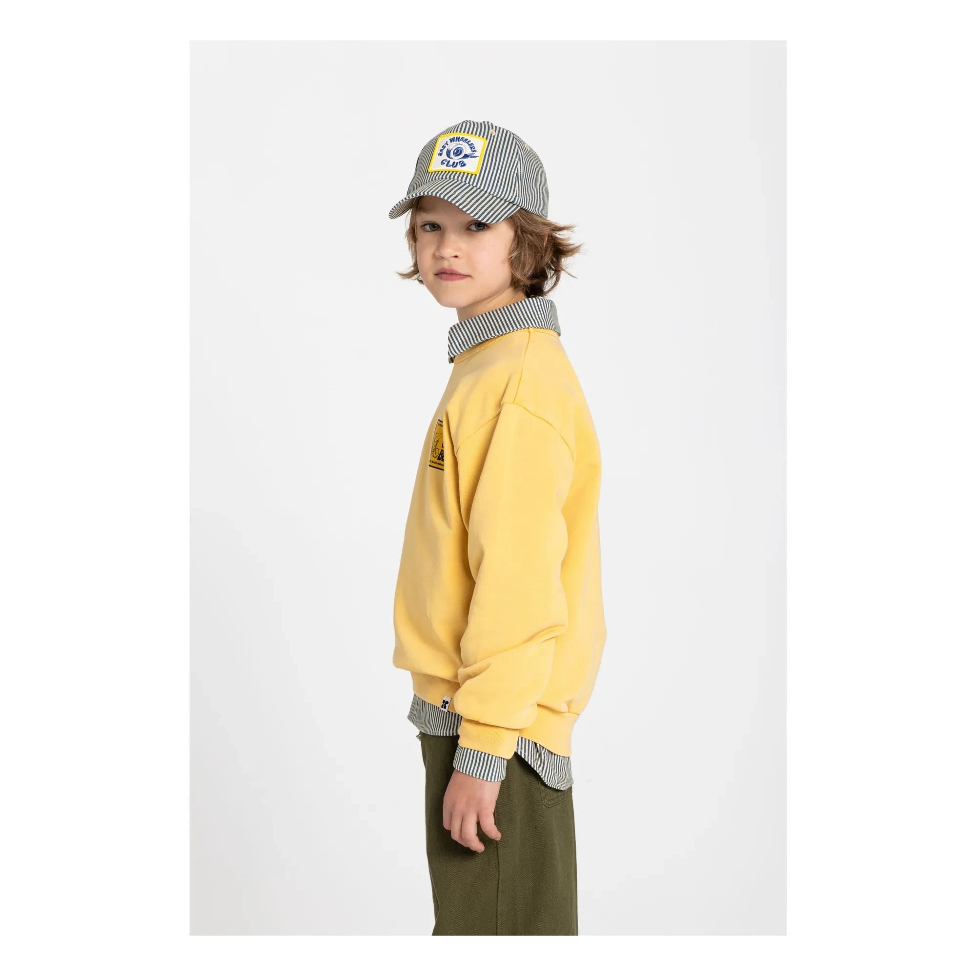 Hundred Pieces - Orbit Striped Hat | Dark Green