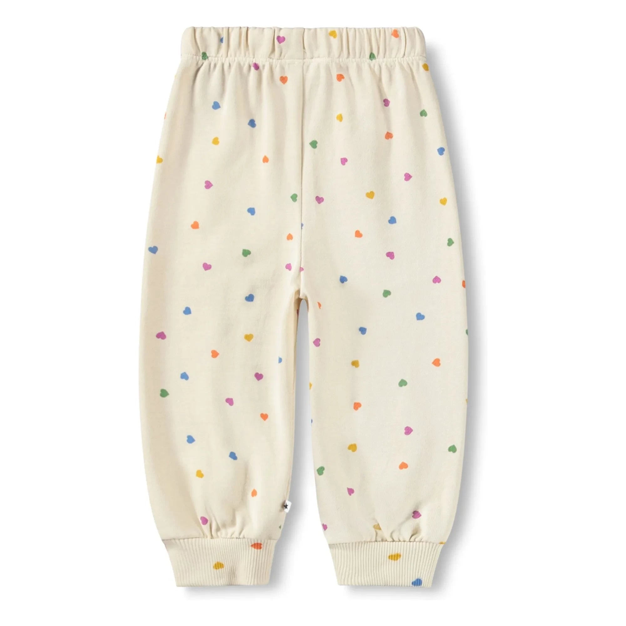 Molo – Simeon Jogger Hearts Bio-Baumwolle | Ecru