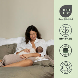 bbhugme Nursing Pillow - Seashell Beige-Nursing Pillows-Seashell Beige- | Natural Baby Shower