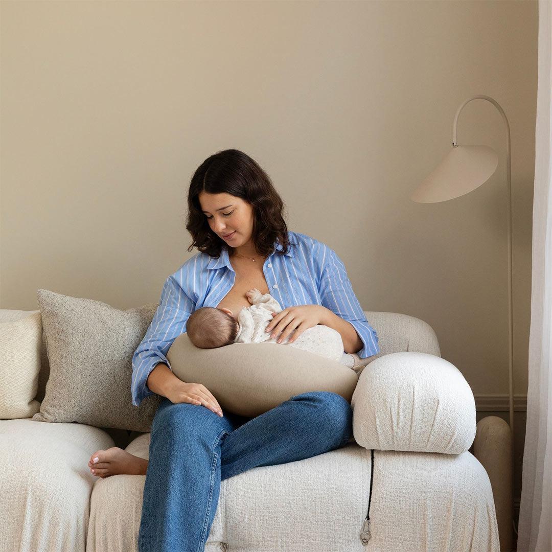 bbhugme Nursing Pillow - Seashell Beige-Nursing Pillows-Seashell Beige- | Natural Baby Shower