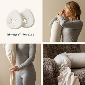 bbhugme Nursing Pillow - Soft White-Nursing Pillows-Soft White- | Natural Baby Shower