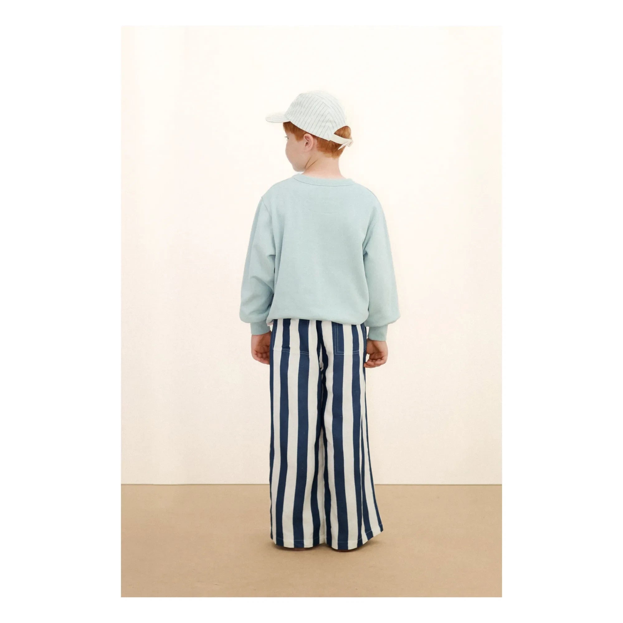 Tinycottons - Blaue Gestreifte Hose | Blau