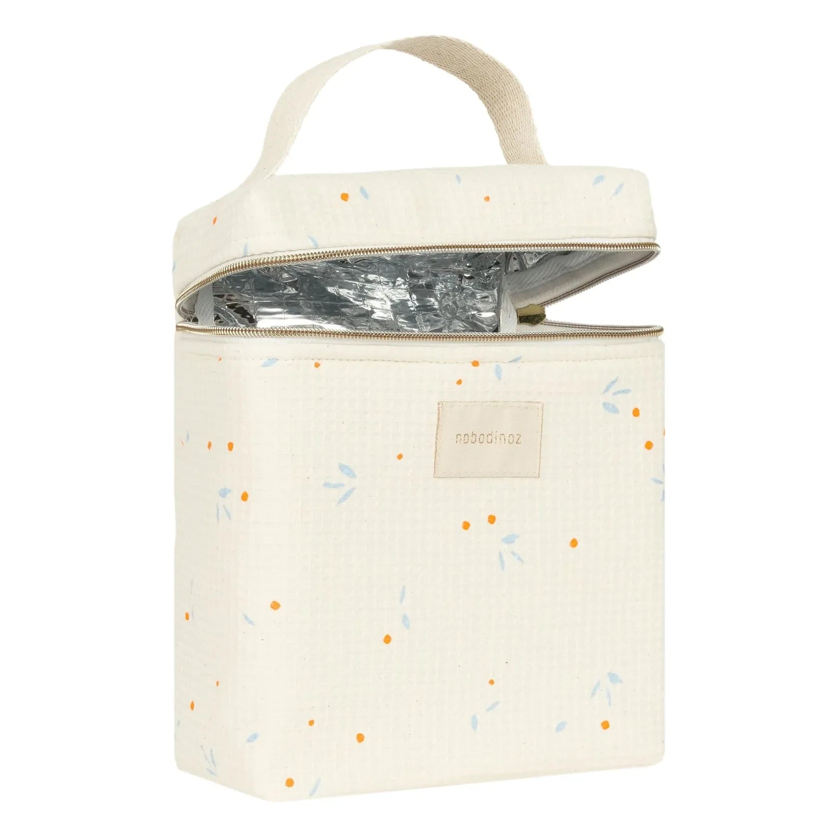 Nobodinoz - Isothermal Lunch Bag Concerto Opera Orange Cherry | Beige