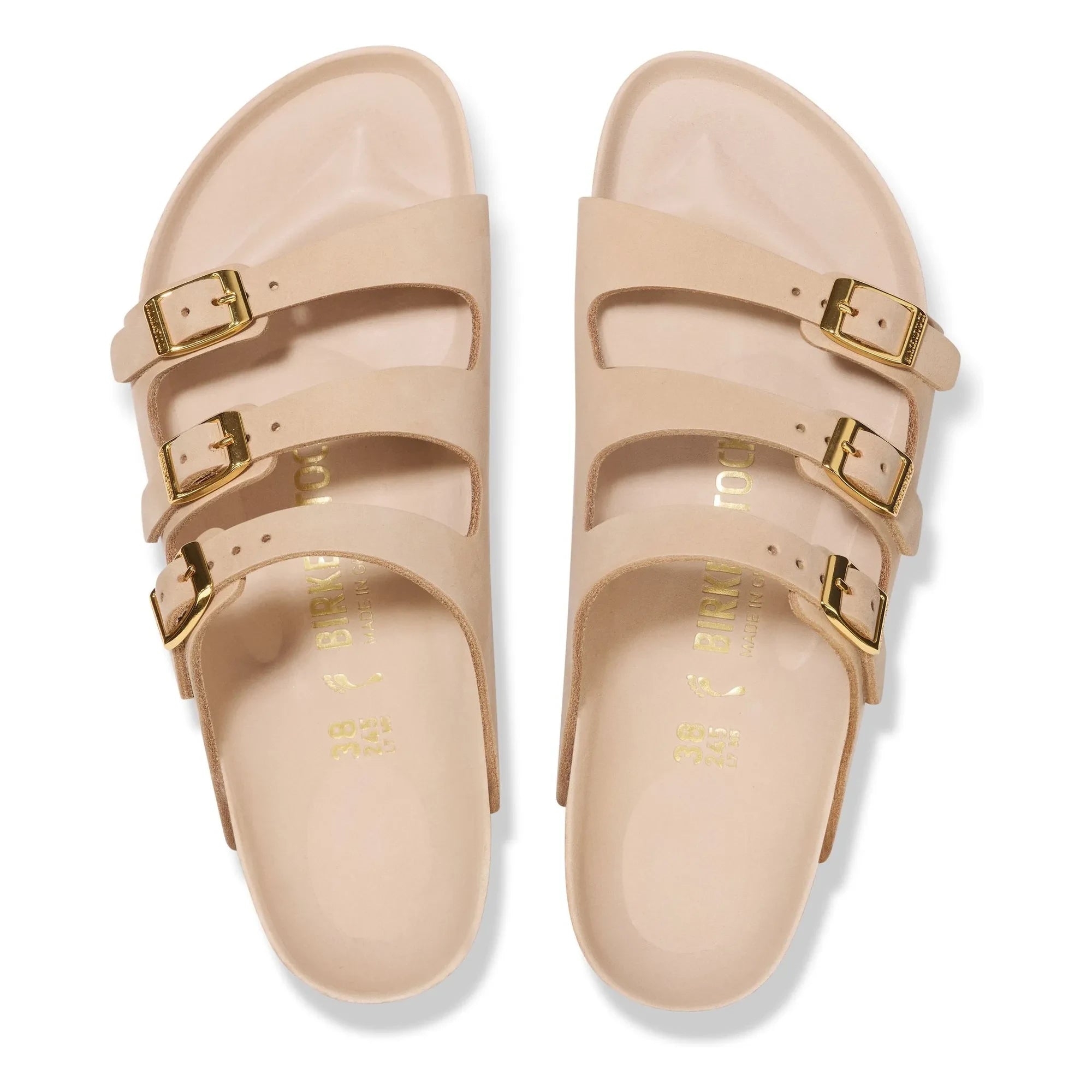 BIRKENSTOCK - Florida Fresh Sandaletler Nubuk deri | Sand