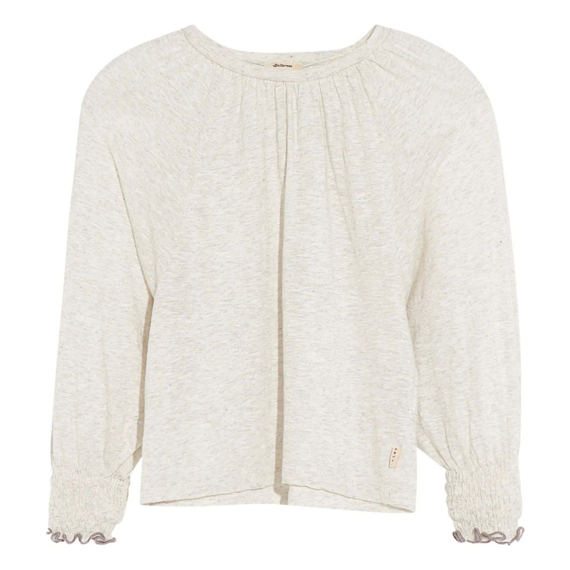 Bellerose - Molly Long Sleeve T-Shirt | Gray Melange