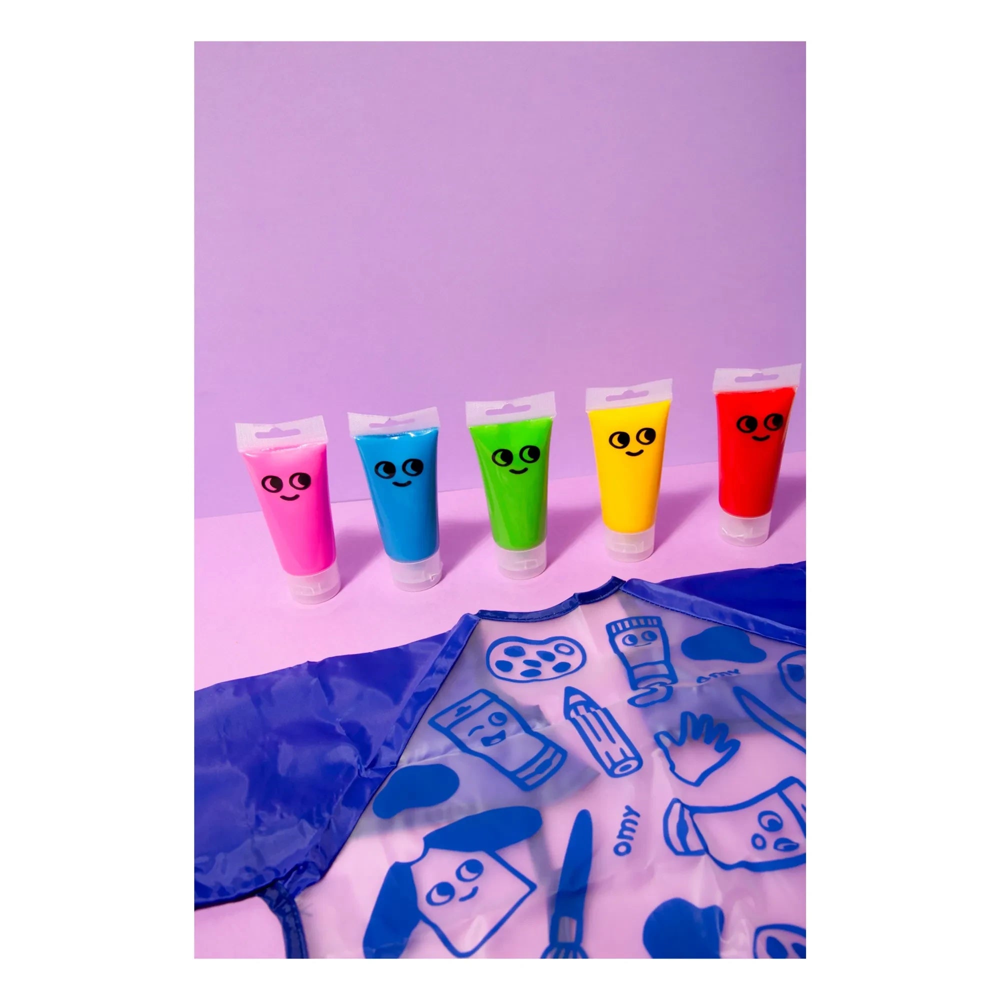 Omy – Fingerfarben-Set – 5 Tuben