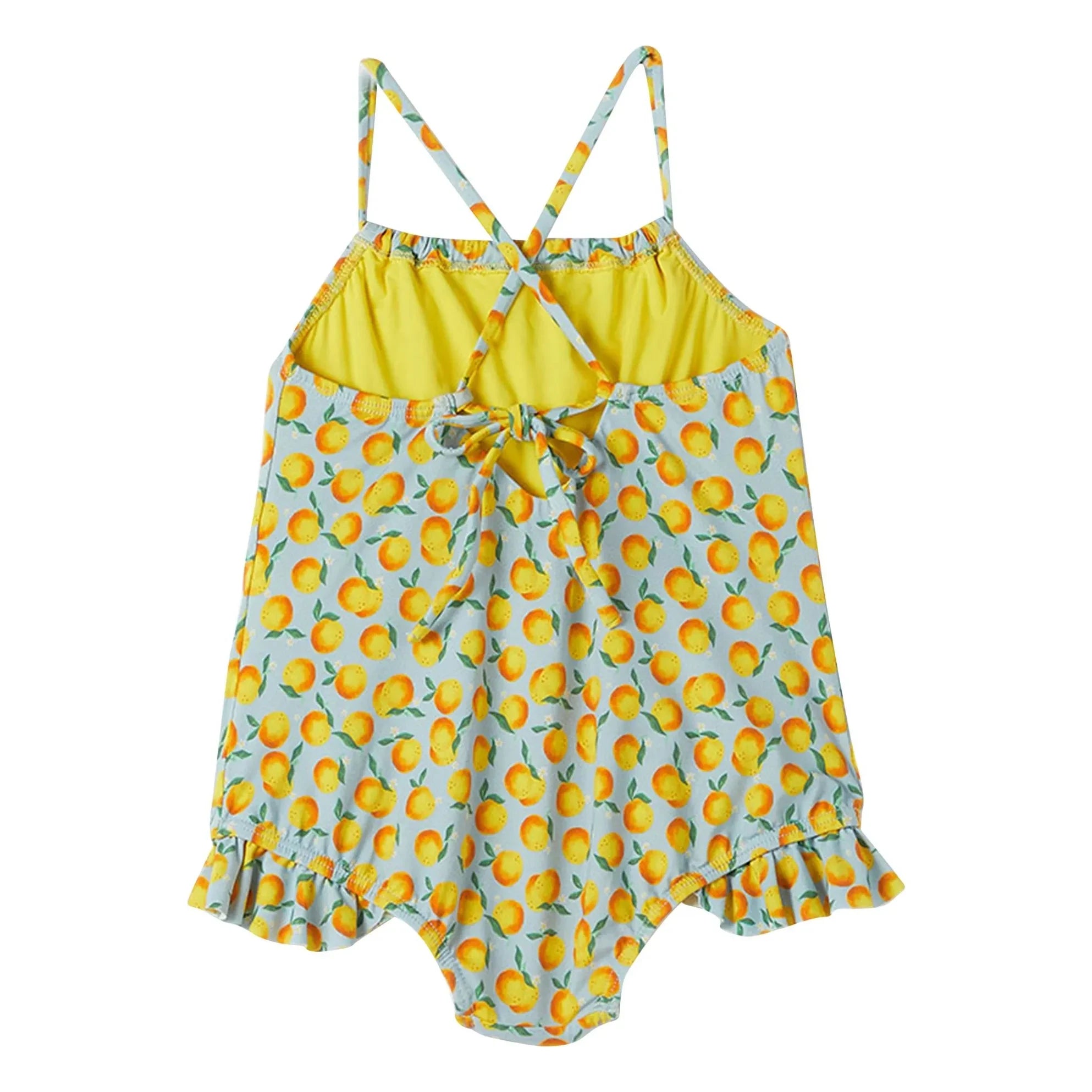 Fabula - One-Piece Swimsuit Orange | Light Blue