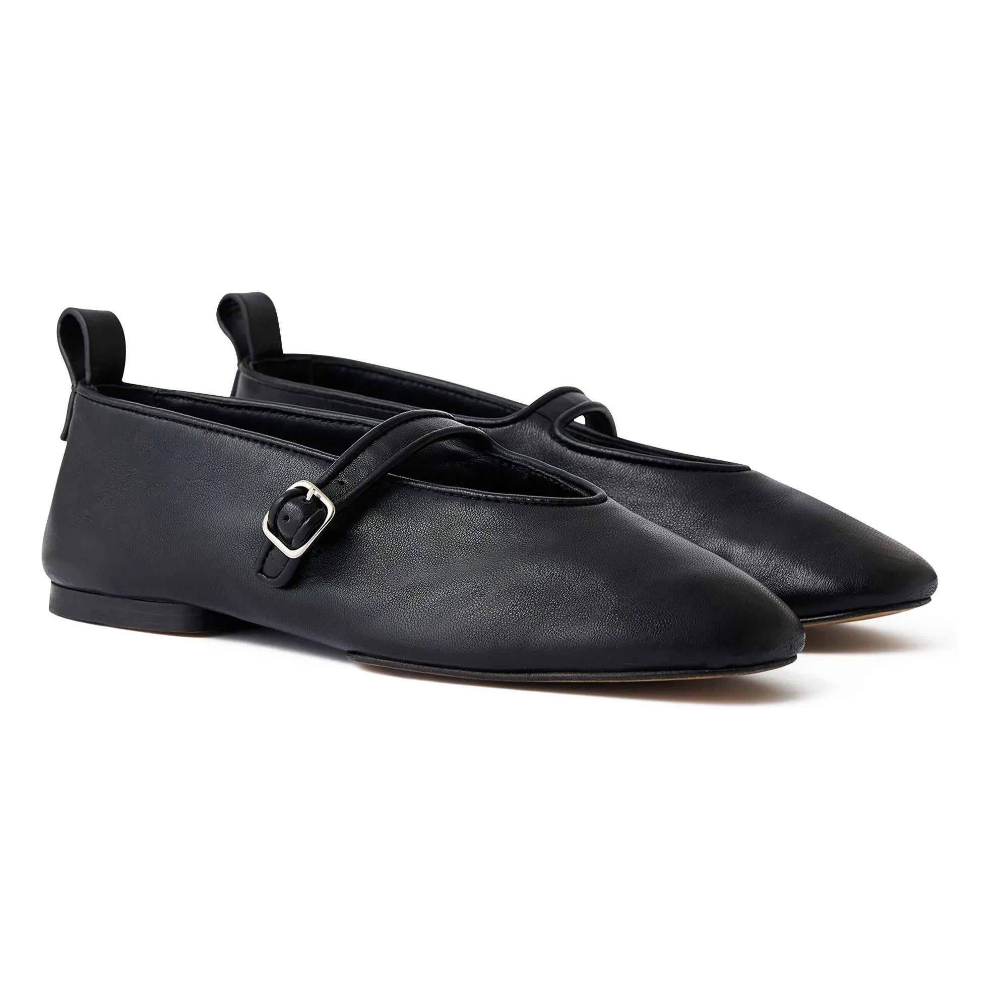 Soeur - Madeline Lederballerinas | Schwarz
