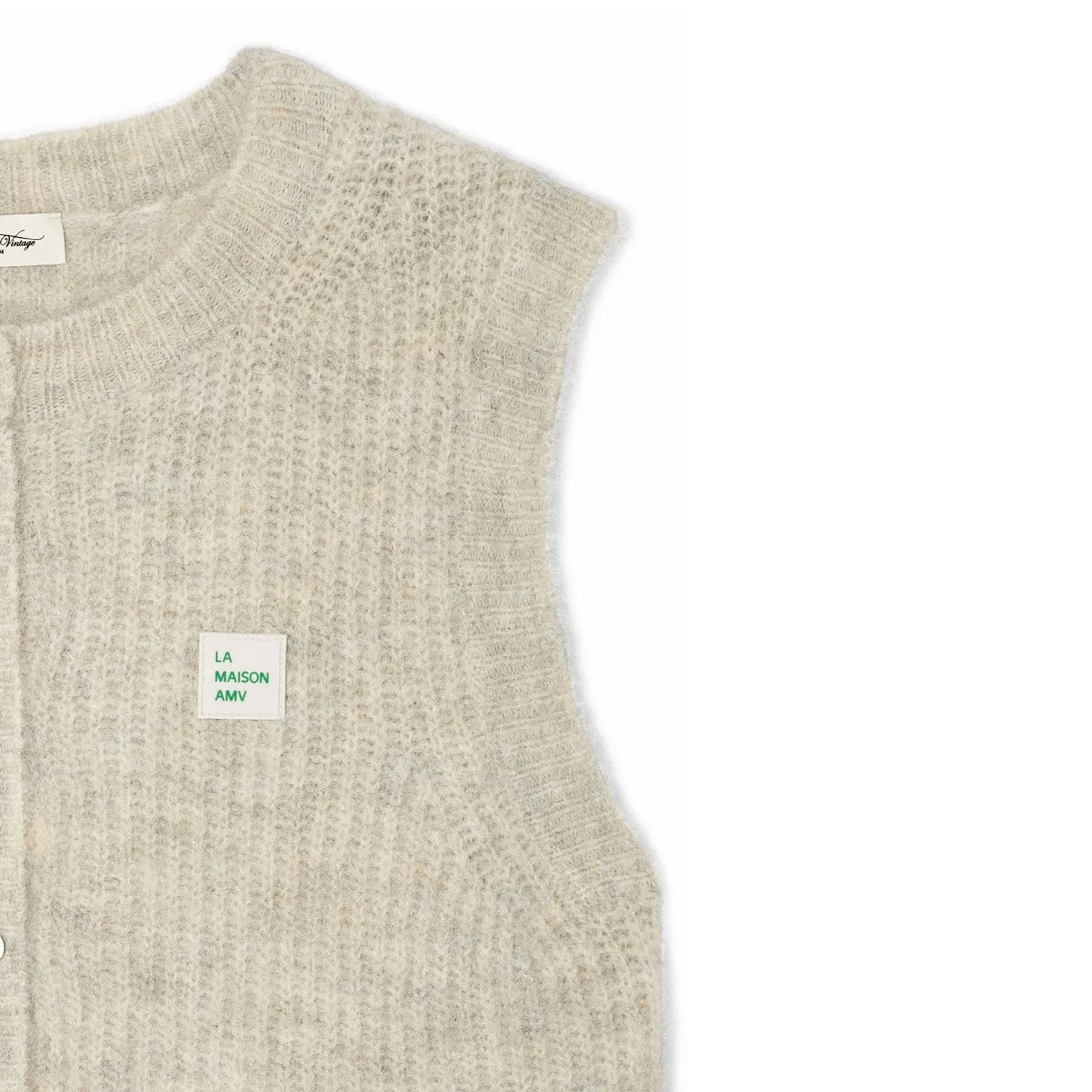 American Vintage - East Alpaca Hırka | Gri melanj
