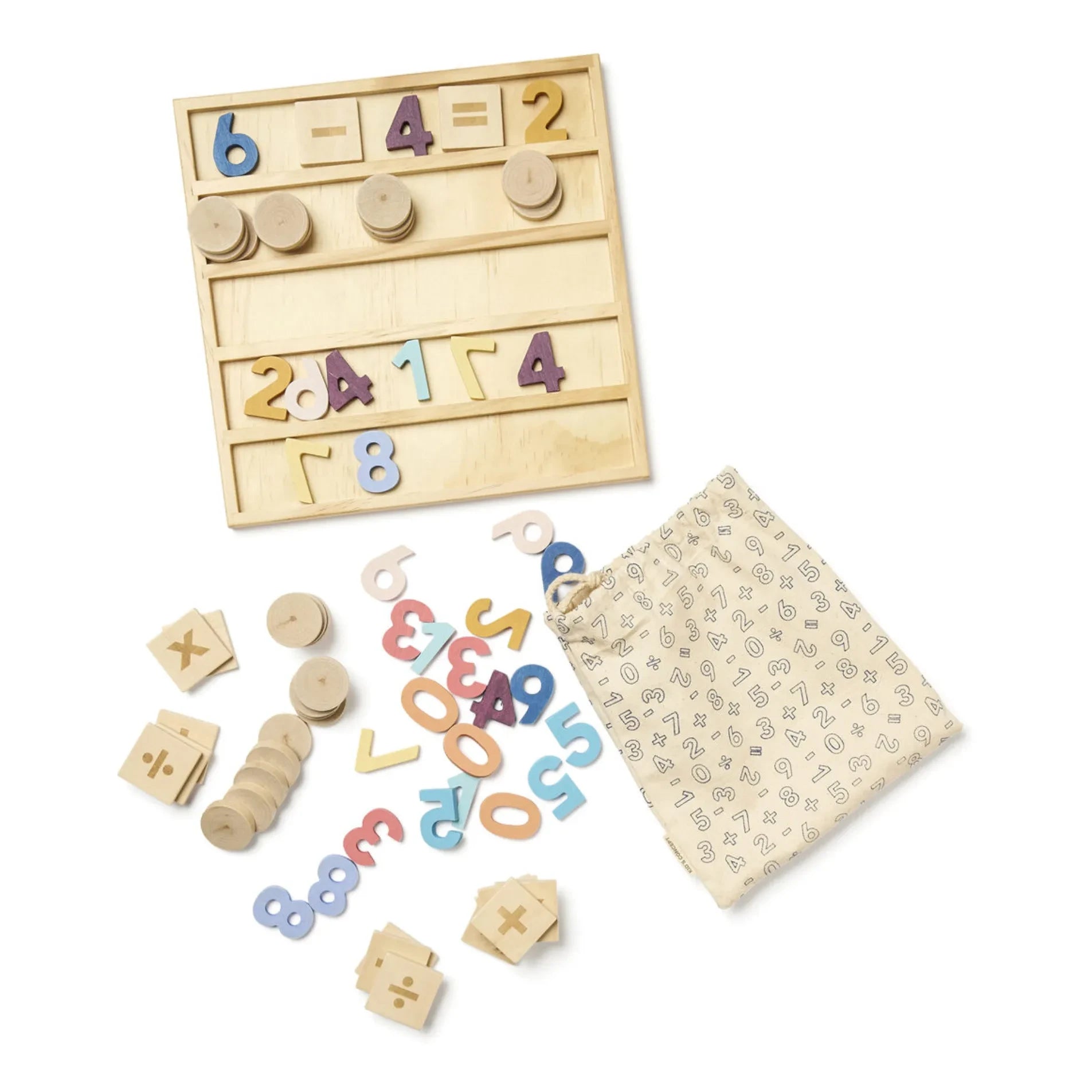 Kid's Concept - Wooden Number Puzzle