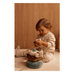 Liewood - Birk organik pamuk pijama | Ecru