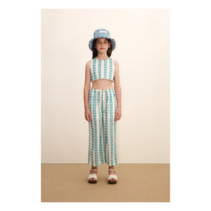 Tinycottons - Hose mit Blumenmuster | Weiß