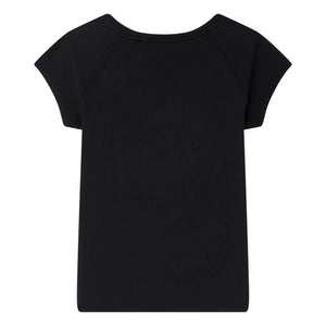 Bonpoint - Asmae Kiraz Bio-Baumwoll-T-Shirt | Schwarz