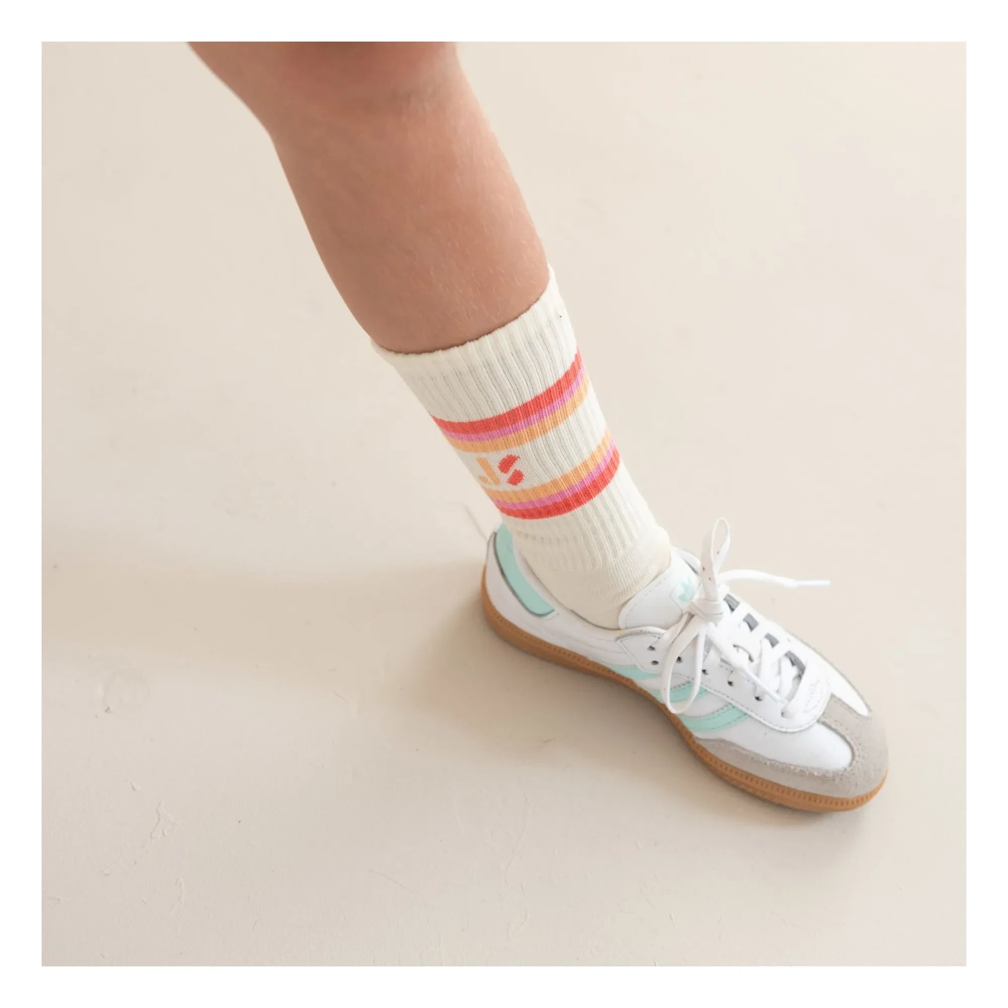 Jenest - Js Sport Bio-Baumwollsocken | Ecru