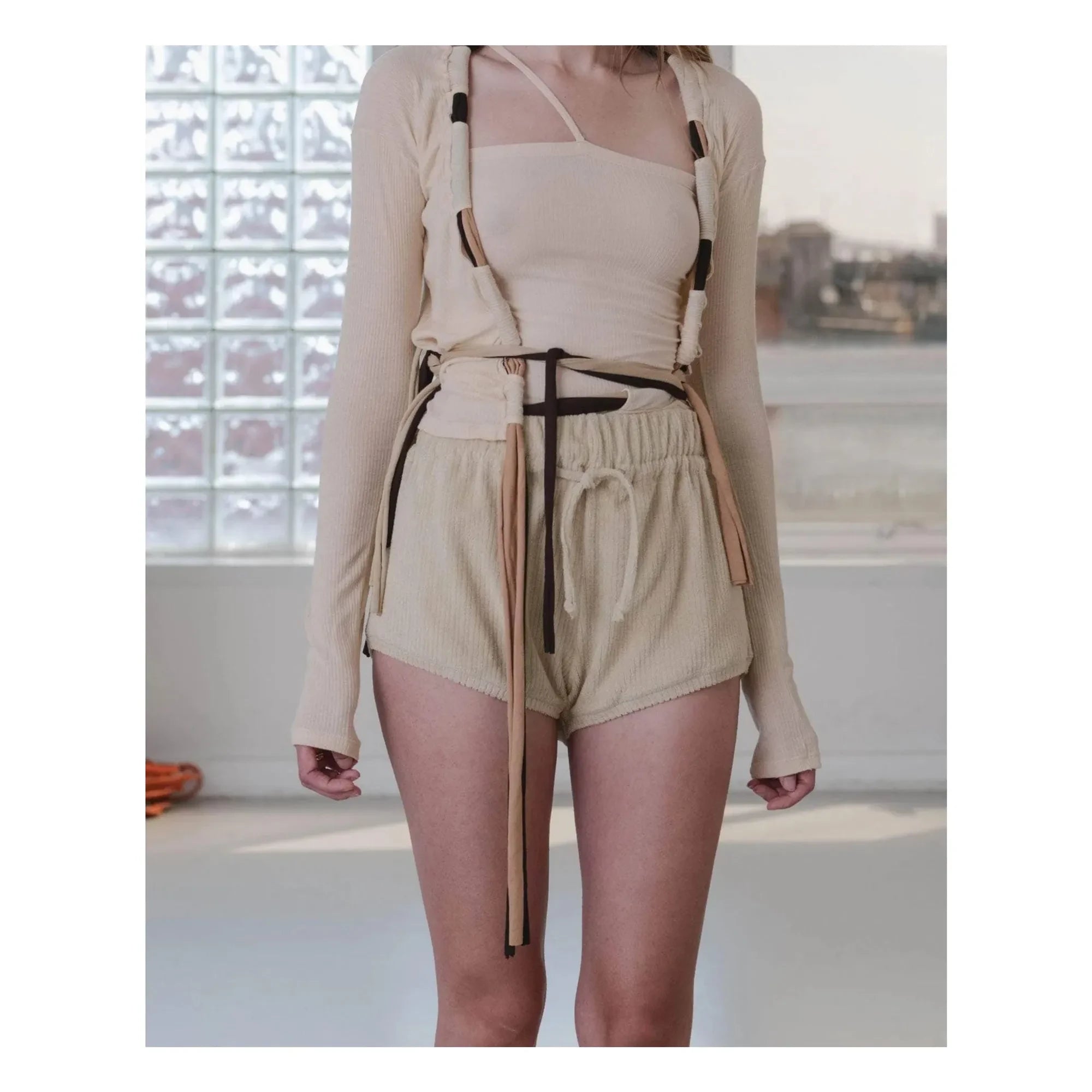 Baserange - Shorts Pose aus Bio-Baumwolle | Beige