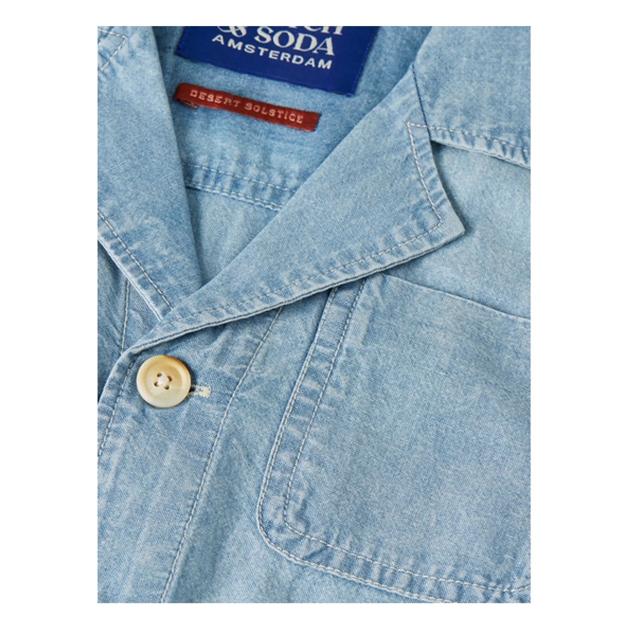 Scotch & Soda - Combishort Chambray | Açık Mavi