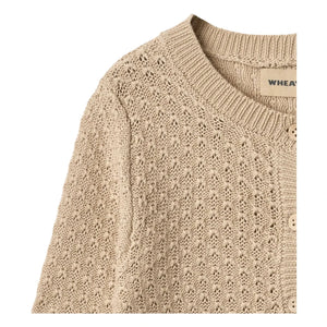 Wheat - Magnella Organic Cotton Cardigan | Ecru