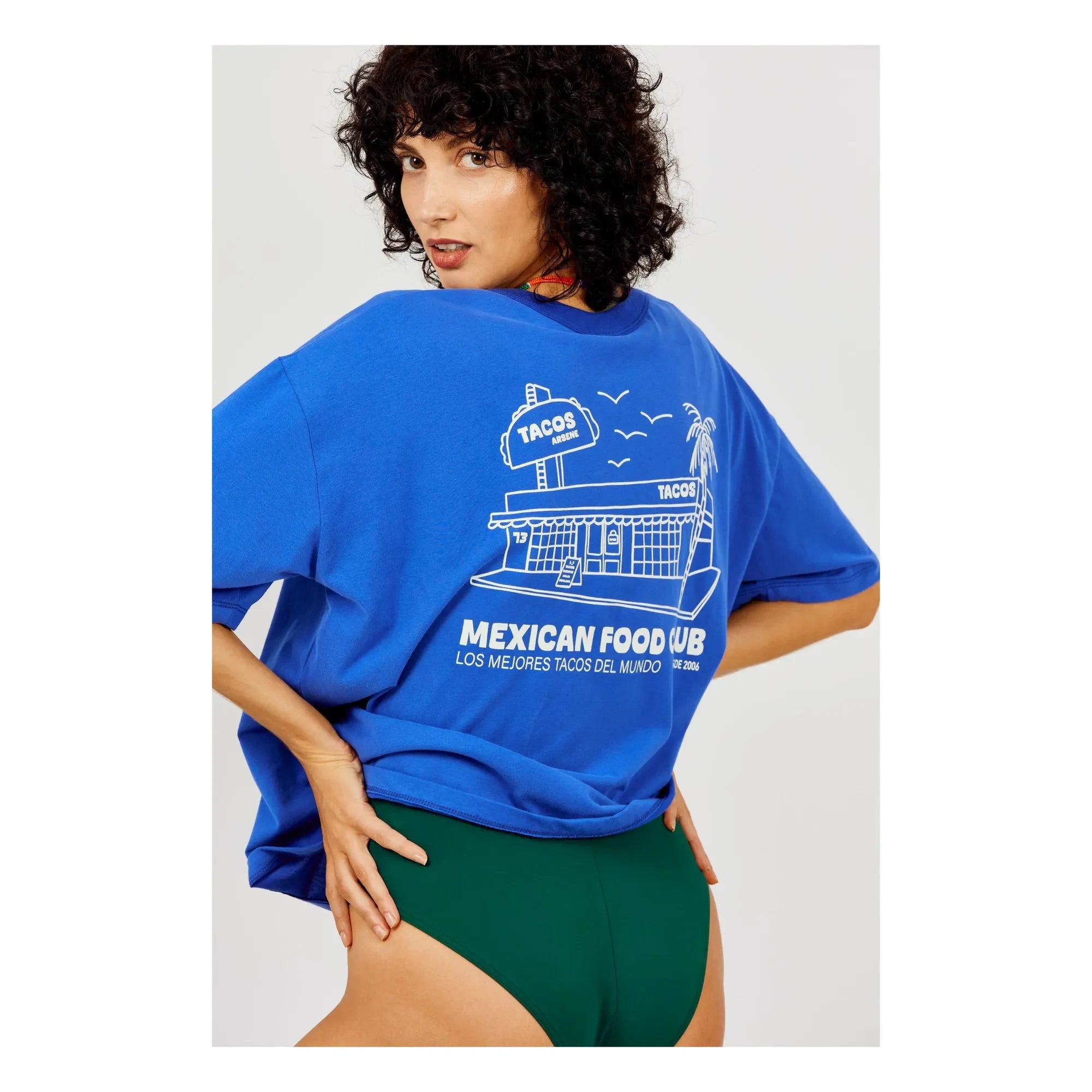 a.p - Mexican Food Bio-Baumwoll-T-Shirt | Königsblau