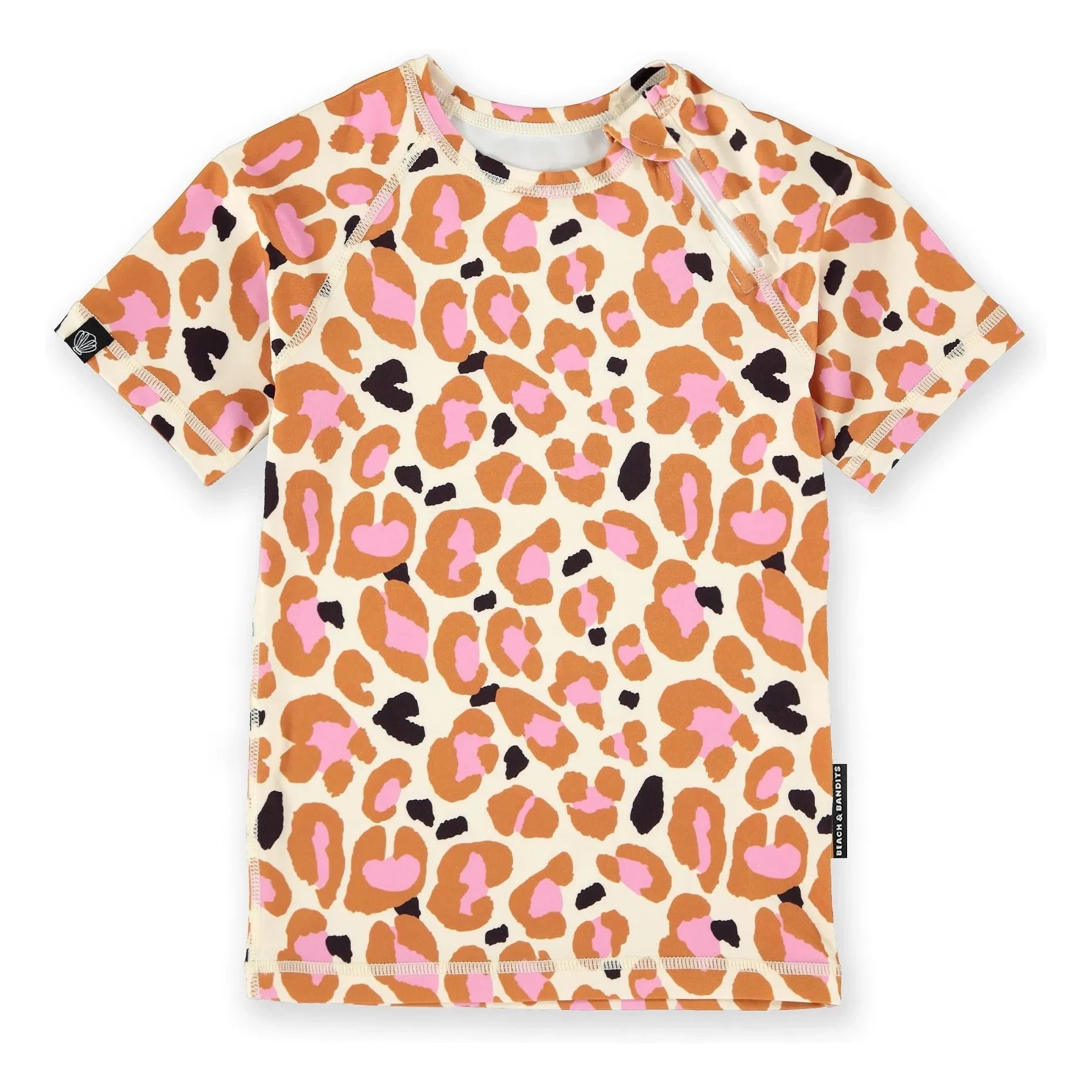 Beach & Bandits - Anti-UV Tişört Candy Leopard Geri dönüştürülmüş lifler