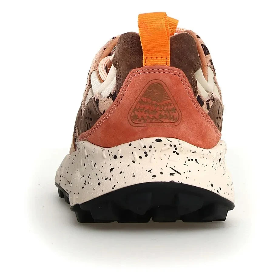 Flower Mountain - Yamano 3 Uni Suede, Nylon, and Printed Sneakers | Beige