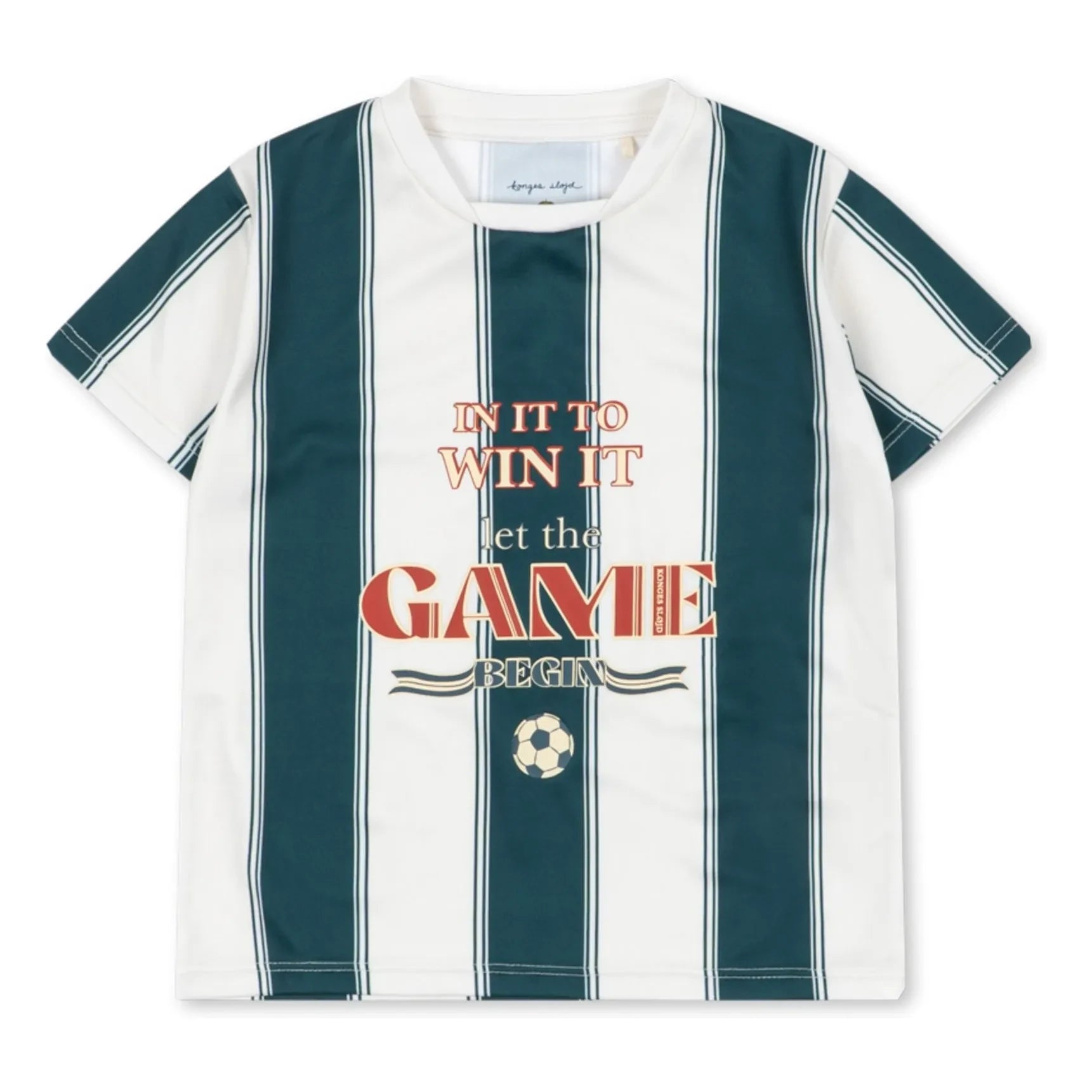 Konges Sløjd - Striped T-Shirt Recycled Fibres | Green