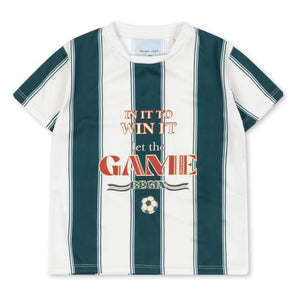 Konges Sløjd - Striped T-Shirt Recycled Fibres | Green