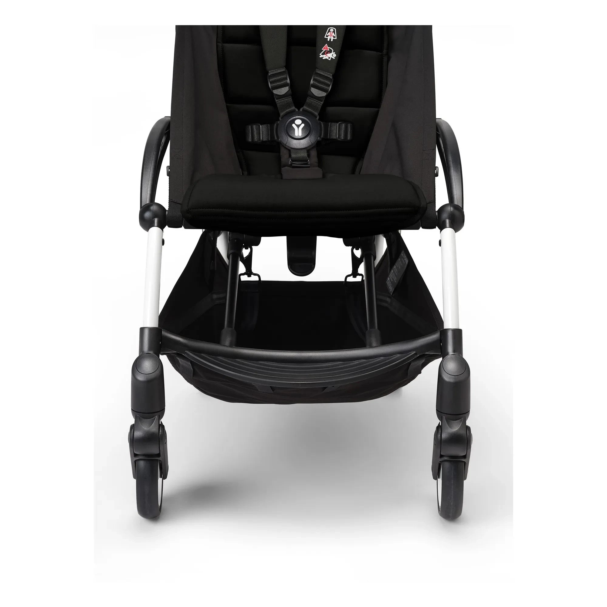 Stokke® - YOYO³ 6+ Baston Bebek Arabası Beyaz çerçeve | Siyah
